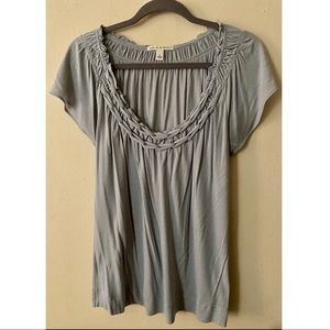 Banana Republic blue braided top